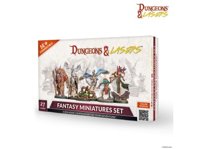 Dungeons & Lasers Miniatures: FANTASY MINIATURES SET 
