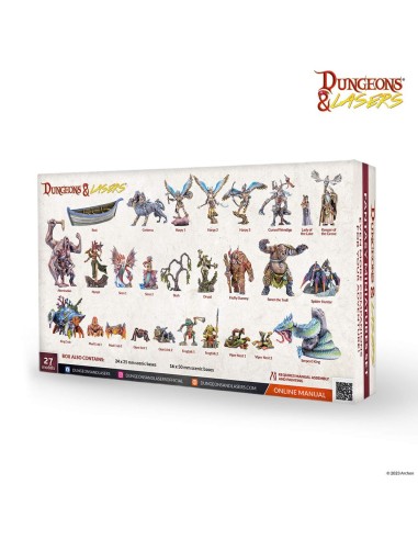 Dungeons & Lasers Miniatures: FANTASY MINIATURES SET 