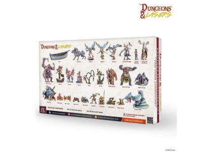 Dungeons & Lasers Miniatures: FANTASY MINIATURES SET 