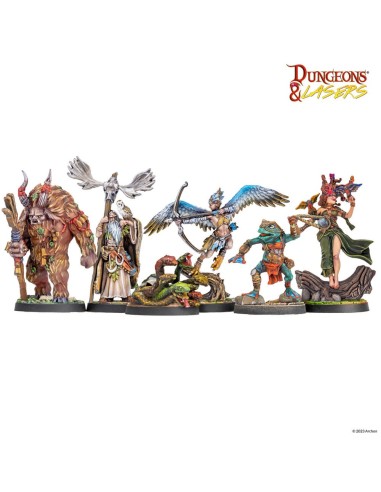 Dungeons & Lasers Miniatures: FANTASY MINIATURES SET 
