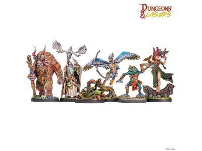 Dungeons & Lasers Miniatures: FANTASY MINIATURES SET 