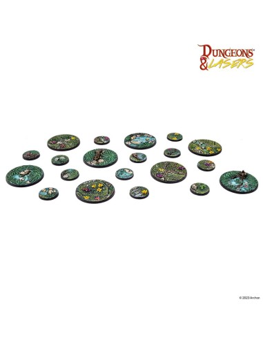 Dungeons & Lasers Miniatures: DETAILED BASES PACK 