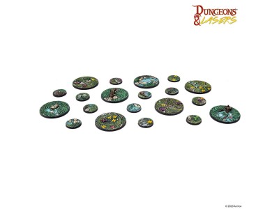 Dungeons & Lasers Miniatures: DETAILED BASES PACK 