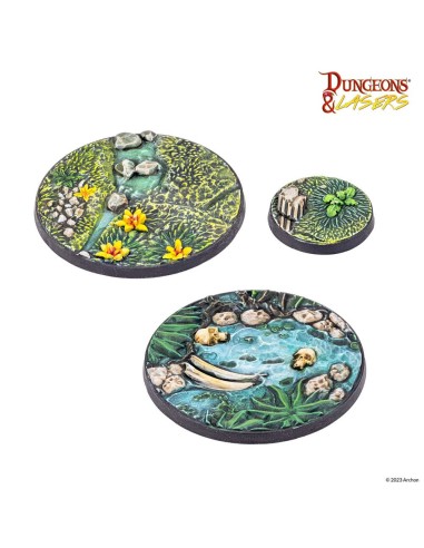 Dungeons & Lasers Miniatures: DETAILED BASES PACK 