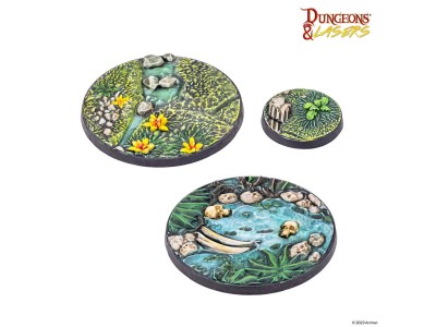 Dungeons & Lasers Miniatures: DETAILED BASES PACK 