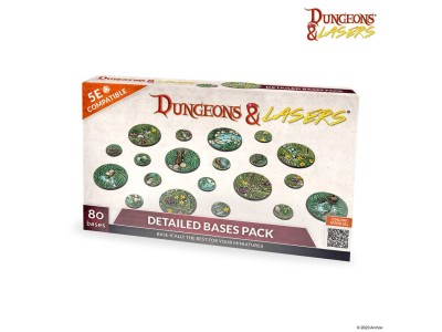 Dungeons & Lasers Miniatures: DETAILED BASES PACK 