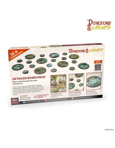 Dungeons & Lasers Miniatures: DETAILED BASES PACK 