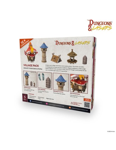 Dungeons & Lasers Expansion Set: VILLAGE PACK 