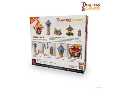 Dungeons & Lasers Expansion Set: VILLAGE PACK 