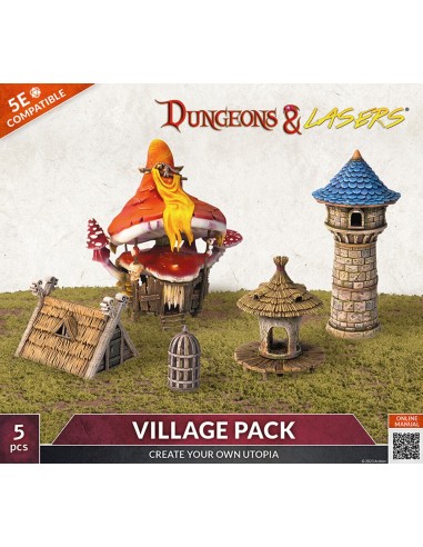 Dungeons & Lasers Expansion Set: VILLAGE PACK 