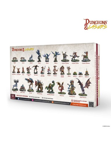 Dungeons & Lasers Miniatures: WOODLAND DWELLERS 