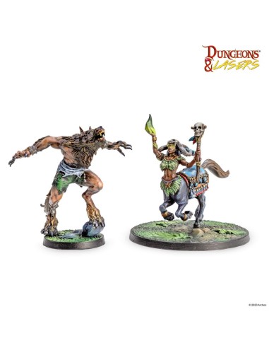Dungeons & Lasers Miniatures: WOODLAND DWELLERS 