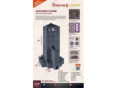 Dungeons & Lasers Starter Set: SORCERER'S SPIRE 