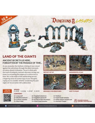 Dungeons & Lasers Starter Set: LAND OF THE GIANTS 