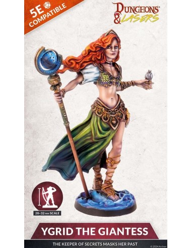 Dungeons & Lasers Miniatures: YGRID THE GIANTESS 