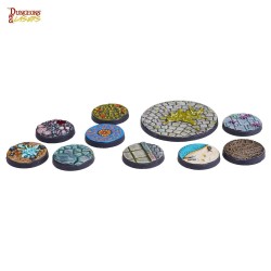 Dungeons & Lasers Miniatures: SCENIC URBAN BASES SET 