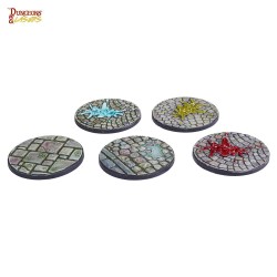 Dungeons & Lasers Miniatures: SCENIC URBAN BASES SET  2