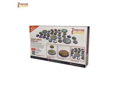 Dungeons & Lasers Miniatures: SCENIC URBAN BASES SET 