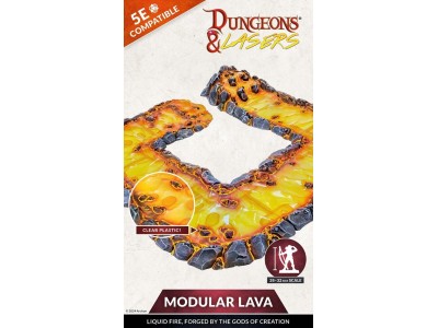 Dungeons & Lasers Expansion Set: MODULAR LAVA 