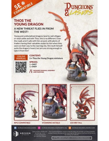 Dungeons & Lasers Dragons: THOS THE YOUNG DRAGON 