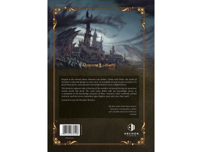 Dungeons & Lasers THE WORLD OF DEUSLAIR: BESTIARY BOOK (hardcover) 