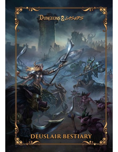 Dungeons & Lasers THE WORLD OF DEUSLAIR: BESTIARY BOOK (hardcover) 