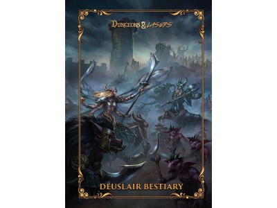 Dungeons & Lasers THE WORLD OF DEUSLAIR: BESTIARY BOOK (hardcover) 