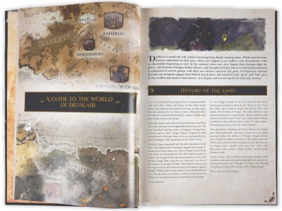 Dungeons & Lasers THE WORLD OF DEUSLAIR: RPG CAMPAIGN (hardcover) 