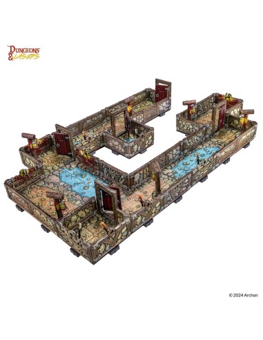 Dungeons & Lasers DWARVEN MINE: Pre-painted 