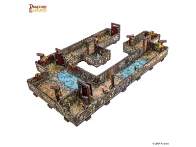 Dungeons & Lasers DWARVEN MINE: Pre-painted 