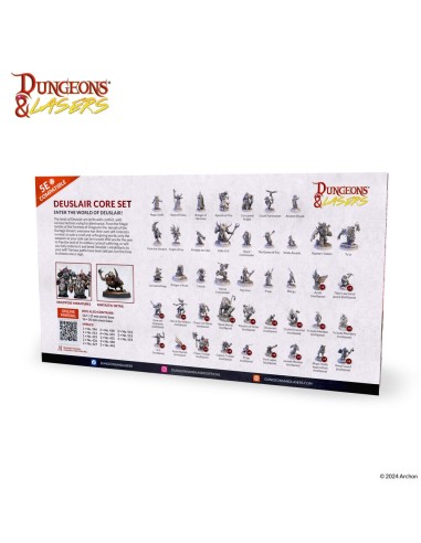 Dungeons & Lasers Miniatures: DEUSLAIR: CORE SET 