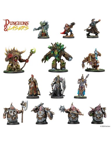 Dungeons & Lasers Miniatures: DEUSLAIR: CORE SET 
