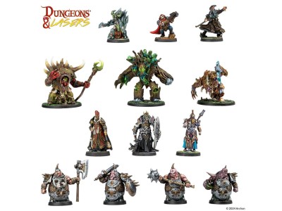 Dungeons & Lasers Miniatures: DEUSLAIR: CORE SET 