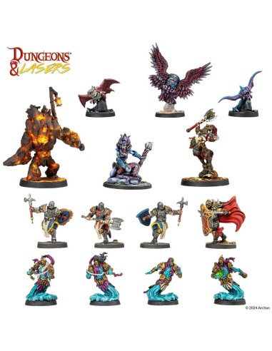 Dungeons & Lasers Miniatures: DEUSLAIR: CORE SET 
