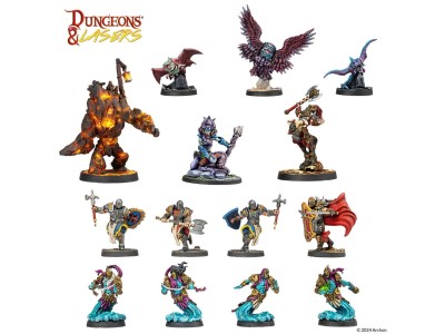 Dungeons & Lasers Miniatures: DEUSLAIR: CORE SET 