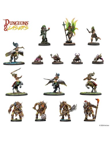 Dungeons & Lasers Miniatures: DEUSLAIR: CORE SET 