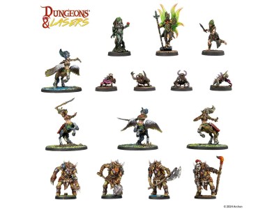 Dungeons & Lasers Miniatures: DEUSLAIR: CORE SET 