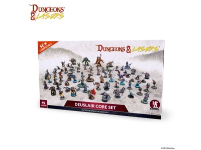 Dungeons & Lasers Miniatures: DEUSLAIR: CORE SET 