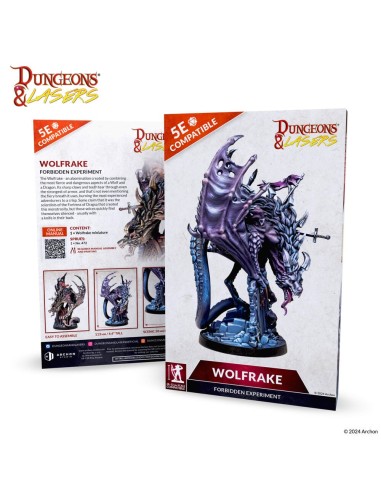 Dungeons & Lasers Miniatures: DEUSLAIR: WOLFRAKE 
