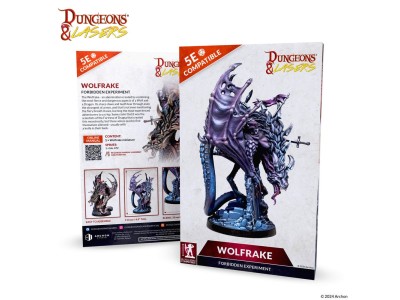 Dungeons & Lasers Miniatures: DEUSLAIR: WOLFRAKE 