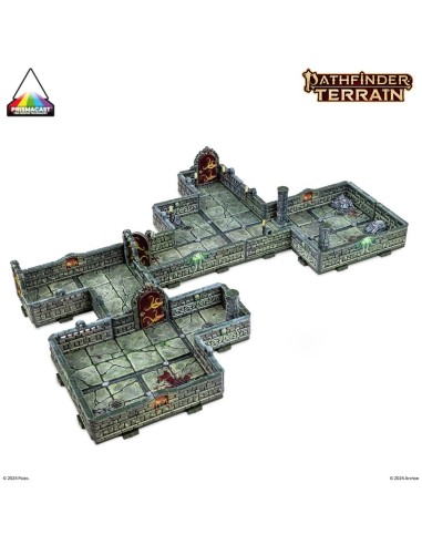 Dungeons & Lasers PATHFINDER TERRAIN: ABOMINATION VAULTS Pre-painted 