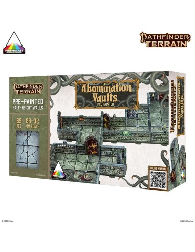 Dungeons & Lasers PATHFINDER TERRAIN: ABOMINATION VAULTS Pre-painted 