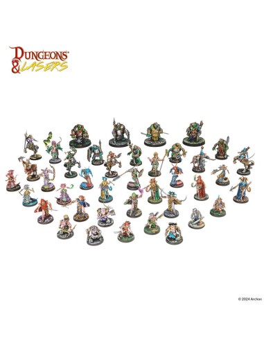 Dungeons & Lasers Miniatures:  BEASTKIN HYBRIDS: PLAYABLE CHARACTERS 