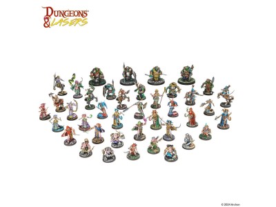 Dungeons & Lasers Miniatures:  BEASTKIN HYBRIDS: PLAYABLE CHARACTERS 