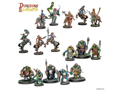 Dungeons & Lasers Miniatures:  BEASTKIN HYBRIDS: PLAYABLE CHARACTERS 