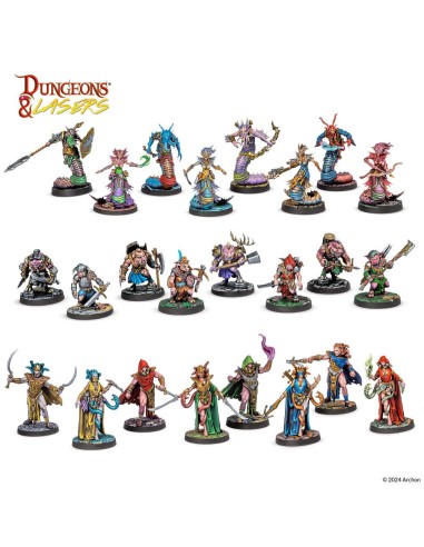 Dungeons & Lasers Miniatures:  BEASTKIN HYBRIDS: PLAYABLE CHARACTERS 