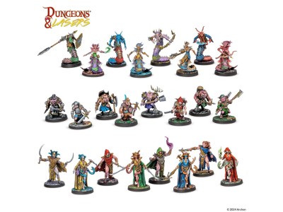 Dungeons & Lasers Miniatures:  BEASTKIN HYBRIDS: PLAYABLE CHARACTERS 