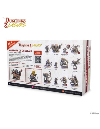 Dungeons & Lasers Miniatures: HORRORS OF DEUSLAIR 
