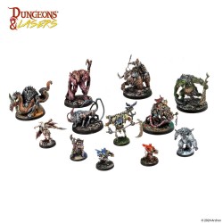 Dungeons & Lasers Miniatures: HORRORS OF DEUSLAIR  2