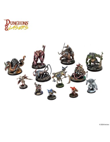Dungeons & Lasers Miniatures: HORRORS OF DEUSLAIR 